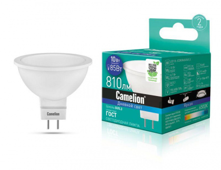 Лампа светодиодная LED10-JCDR/865/GU5.3 10Вт 220В Camelion 13686