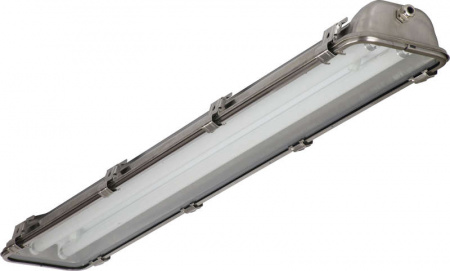 Светильник INOX 236 HF ES1 2х36Вт G13 IP65 потолочный ЭПРА БАП СТ 1077000100