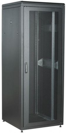 Шкаф сетевой LINEA N 47U 800х800мм перф. передняя дверь задняя металлическая черн. ITK LN05-47U88-PM