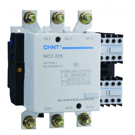 Контактор NC2-225/4 4п 225А 220-240В AC AC-3 (R) CHINT 671401