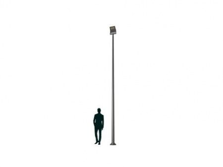 Светильник LEADER LED 100 D75 4000K K-POLE 7M D136 RAL9005 СТ 4350000060