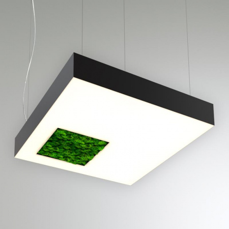 Светильник светодиодный RVE-LBX-MOSS-CUBO-S-650-P 650х650х100мм 55Вт 4000К подвесной бел. RVElektro RVE00000616
