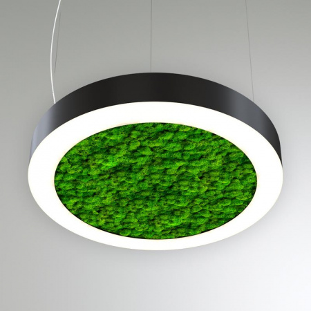 Светильник светодиодный RVE-LBX-MOSS-HOLE-RING-1400-P 1400х1400х100мм 104Вт 4000К подвесной шир. рассеив.=80мм бел. RVElektro RVE00000535