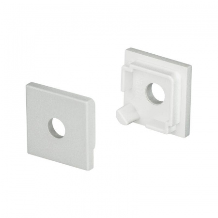 Заглушка SL-KANT-H16 SQUARE с отверстием пластик Arlight 024485
