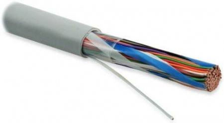 Кабель витая пара неэкранир. U/UTP кат. 3 50 пар (24 AWG) ож (solid) PVC -10град.C до +50град.C UUTP50-C3-S24-IN-PVC-GY Сер (м) Hyperline 19954