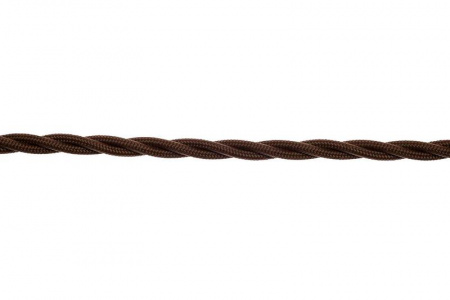 Провод ретро 2х2.5 матов. корич. (уп.150м) Bironi B1-425-72-150