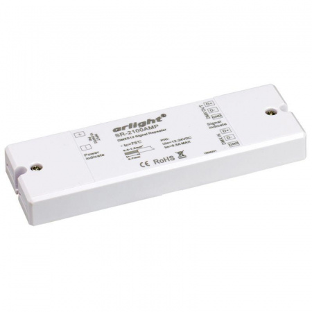 Усилитель DMX-сигнала SR-2100AMP (12-24В 1CH) (IP20 пластик) Arlight 019460