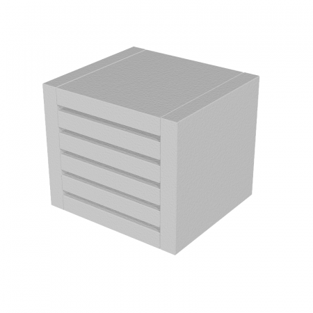 Блок вентиляционный TEHSTRONG VB 100x100x40 (EI 90) EKF vb10040