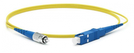 Патч-корд FC-S2-9-FC/UR-SC/UR-H-30M-LSZH-YL волоконно-оптический (шнур) SM 9/125 (OS2) FC/UPC-SC/UPC simplex LSZH 30м Hyperline 243836