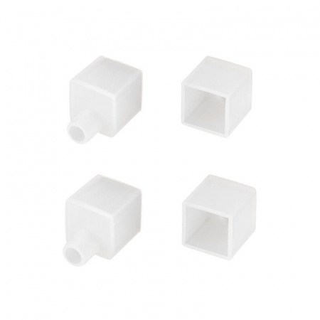 Заглушка WPH-FLEX-1414-TOP WHITE с отверстием пластик Arlight 040862