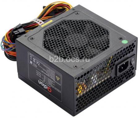 Блок питания QD500 80+ Power Supply QDION ATX 500Вт 120мм 5xSATA 1xPCI-E(6+2) APFC 80+ FSP 1000430224