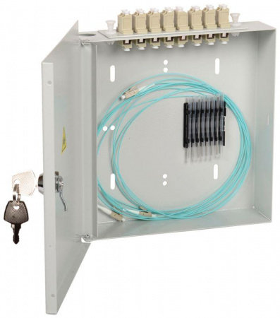 Кросс укомплектованный настенный LC (duplex) 4 порта (OM4) ITK FOBX8-N-4LCUD04