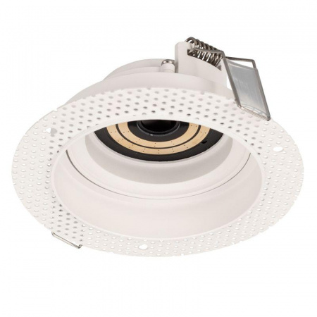 Корпус PLURIO-BASE-BUILT-TRIMLESS-R120 (WH 1-2 200mA) (IP20 металл) Arlight 030271