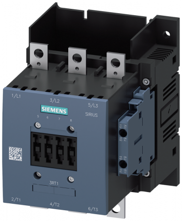 Контактор 3п 250А 2НО+2НЗ AC-1 типоразмер S6 без катушки шин. присоед. Siemens 3RT14566LA06