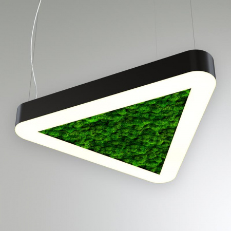 Светильник светодиодный RVE-LBX-MOSS-TRIO-SOFT-500-P 500х445х100мм 33Вт 4000К подвесной шир. рассеив.=80мм черн. RVElektro RVE00000593