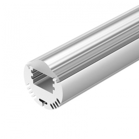 Профиль с экраном ALU-ROUND-2000 ANOD+LEN30 2м алюминий Arlight 015527