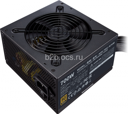 Блок питания MPE-7001-ACAAB-EU Power Supply MWE Bronze 700Вт ATX 120мм 8xSATA 4xPCI-E(6+2) APFC 80+ Bronze COOLER MASTER 1000525129
