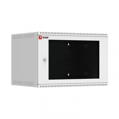Шкаф телекоммуникационный Astra A ШТН 6U 600х450 настенный дверь стекло PROxima EKF ITB6G450