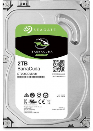 Диск жесткий ST2000DM008 HDD SATA3 2Tb Barracuda 7200 256Mb Seagate 1000487452
