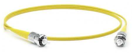 Патч-корд FC-S2-9-ST/UR-ST/UR-H-30M-LSZH-YL волоконно-оптический (шнур) SM 9/125 (OS2) ST/UPC-ST/UPC 2мм simplex LSZH 30м Hyperline 247528