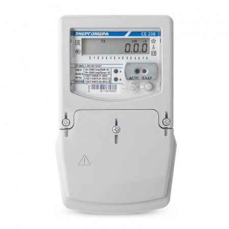 Счетчик CE208 S7.145.2.OG.QV GS01 IEC 1ф 5-60А класс точн. 1.0 многотариф. Моск. вр. Энергомера 101002008012095