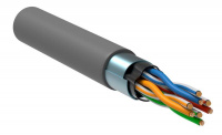 Кабель связи витая пара F/UTP 5E 24AWG 4PR LSZH 1м сер. РФ (уп.305м) GENERICA BC1-C5E04-321-305-R-G
