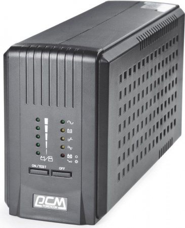Источник бесперебойного питания Smart King Pro+ SPT-500-II 400Вт 500В.А черн. POWERCOM 1154030