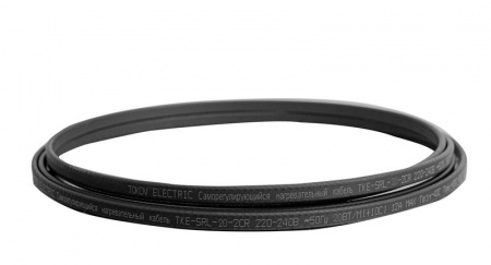 Кабель нагревательный саморег. 20Вт/м с экраном 16 AWG термопласт TOKOV ELECTRIC TKE-SRL-20-2CR