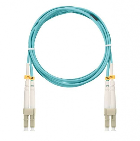 Патч-корд NMF-PC2M3C2-LCU-LCU-003 волоконно-оптический (шнур) соед. 50/125 (ОМ3) LC/UPC-LC/UPC двойн. LSZH нг(В)-HFLTx 3м NIKOMAX NMF-PC2M3C2-LCU-LCU-003