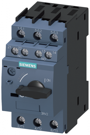Выключатель автоматический для защиты двигателя 11-16А 1НО+1НЗ S00 Siemens 3RV20114AA15