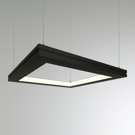 Светильник светодиодный RVE-PLS5070-IN-BOX-1024-P 1024х1024мм 96Вт 4000К подвесной черн. свечение внутрь RVElektro RVE00000942