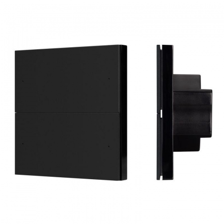 Панель кнопочная SMART-DMX512-801-22-4G-4SC-DIM-IN Black (230В 2.4G) (IP20 пластик) INTELLIGENT ARLIGHT 039312