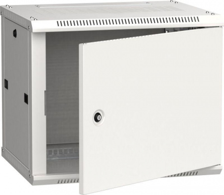 Шкаф 19дюйм LINEA W 6U 600х450мм настен. метал. дверь RAL7035 ITK LWR3-06U64-MF