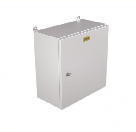 Шкаф электротехнический EMW-600.400.210-1-IP66 400х210мм несъемн. боков. панел. 150кг сер. Elbox 1361051