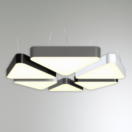Светильник светодиодный RVE-LBX-TRIO-SOFT-400-P 400х356х100мм 12Вт 4000К подвесной бел. RVElektro RVE00000408