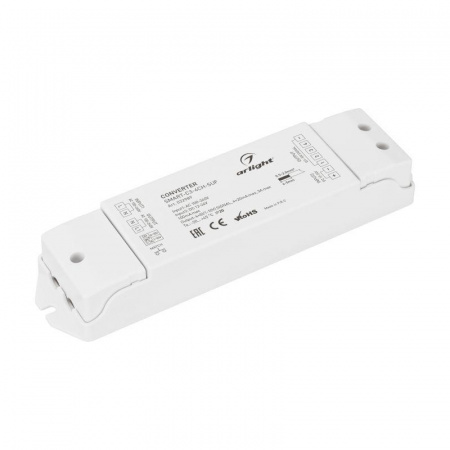 Конвертер SMART-C3-4CH-SUF (12-24В RF-0/1-10В 2.4G) (IP20 пластик) Arlight 032989