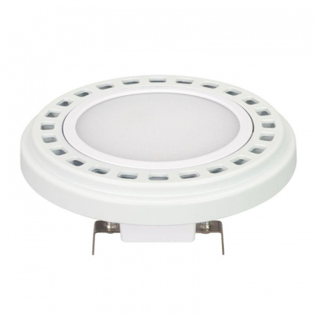 Лампа AR111-UNIT-G53-12W- Day4000 (WH 120 deg 12В) металл Arlight 025637