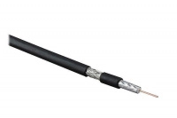 Кабель COAX-RG6-LSZH-100 коаксиальный RG-6 75Ом (ТВ SAT CATV) жил. - 18 AWG общ. d6.9мм LSZH (уп.100м) Hyperline 49039