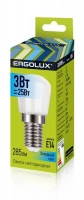 Лампа светодиодная LED-T26-3W-E14-4К Т26 3Вт Е14 4500К 220-240В Ergolux 14542