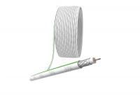 Кабель коаксиальный SAT 703 B.75 Ом CCS/(оплетка Al 75%) PVC Simple бел. (уп.50м) ЭРА Б0044611