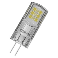 Лампа светодиодная LED Star 300лм 2.6Вт 2700К тепл. бел. G4 PIN угол пучка 320град. 12В (замена 28вт) прозр. пластик OSRAM 4058075431997