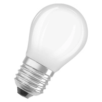 Лампа светодиодная филаментная PARATHOM DIM CL P GL FR 40 dim 4.8W/827 4.8Вт 2700К тепл. бел. E27 470лм P угол пучка 320град. 220-240В диммир. (замена 40Вт) матов. стекло OSRAM 4058075590779