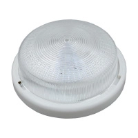 Светильник светодиодный Ulo-K05B 12W/6000K/R24 IP44 WHITE/GLASS 12Вт 6000К IP44 1200лм d240мм промышленный накладной бел. Uniel UL-00005243