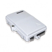 Бокс оптический FO-WBI-4A-GY настенный 4 порта (SC duplex LC) без пигтейлов и проходных адаптеров IP65 186 х 116 х 40мм сер. Hyperline 358584