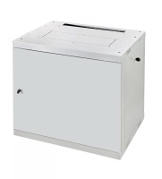 Шкаф настенный Racknet F30 9U 600х600 передняя дверь метал. светл./сер. Eurolan 60W-09-66-30GY