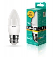 Лампа светодиодная LED12-C35/830/E27 12Вт 220В Camelion 13688