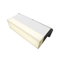 Светильник светодиодный RVE-LBX-LUMO20-PLAZA5015010-1-GR прямоугольник грильято 1шт 40х140х60мм 12Вт встраиваемый 4000К бел. RVElektro RVE00003244