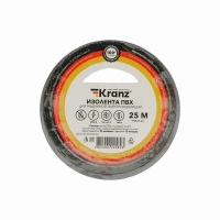 Изолента ПВХ 0.13х19мм 25м сер. Kranz KR-09-2208
