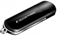 Флеш-диск 64Гбайт LuxMini 322 SP064GBUF2322V1K USB2.0 черн. SILICON POWER 762829