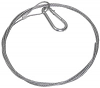 Трос стальной с карабином 10м IEK CLP1M-SRC-2-10